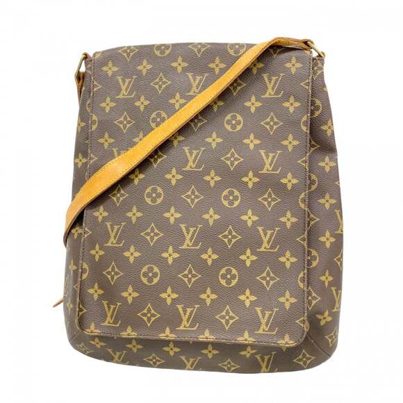 LOUIS VUITTON Authentic Brown Monogram Shoulder Bag